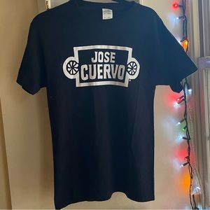 jose cuervo tequila black w/ white letter tshirt